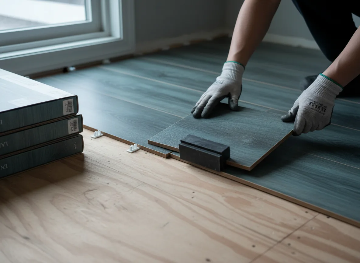 Luxury Vinyl Plank Installation company in Zahl, ND